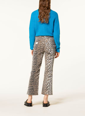 GANNI 7/8 jeans, Color: 943 LEOPARD (Image 1)
