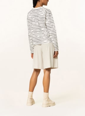 MIKUTA Long sleeve shirt, Color: WHITE/ BLACK (Image 1)