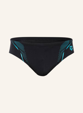 arena Badeslip GRAPHIC mit UV-Schutz 50+, Farbe: SCHWARZ (Bild 1)