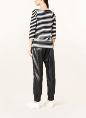 darling harbour Shirt with 3/4 sleeves, Color: BLACK/ WHITE (Image 1)