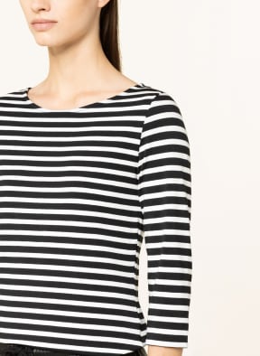 darling harbour Shirt with 3/4 sleeves, Color: BLACK/ WHITE (Image 1)