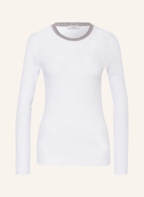 PESERICO Long sleeve shirt, Color: WHITE (Image 1)