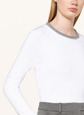 PESERICO Long sleeve shirt, Color: WHITE (Image 1)