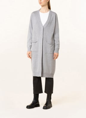 PESERICO Cardigan with glitter thread, Color: GRAY (Image 1)
