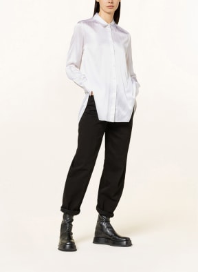 MRS & HUGS Shirt blouse in silk, Color: WHITE (Image 1)