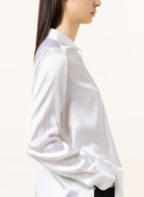 MRS & HUGS Shirt blouse in silk, Color: WHITE (Image 1)