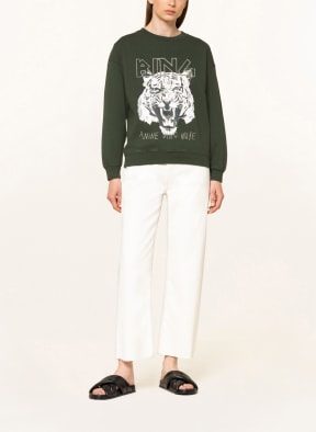 ANINE BING Sweatshirt TIGER, Farbe: GRÜN (Bild 1)
