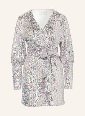 NEO NOIR Kleid MILLIE mit Pailletten, Farbe: SILBER/ ROSÉGOLD (Bild 1)