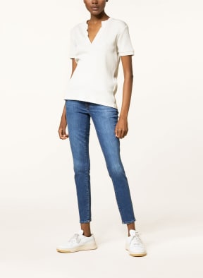 7 for all mankind Skinny jeans SLIM ILLUSION with decorative gems, Color: SH DARK BLUE (Image 1)