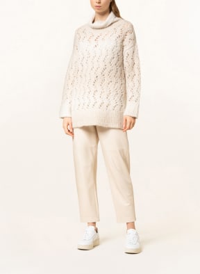 FABIANA FILIPPI Sweater with alpaca and glitter thread, Color: BEIGE (Image 1)