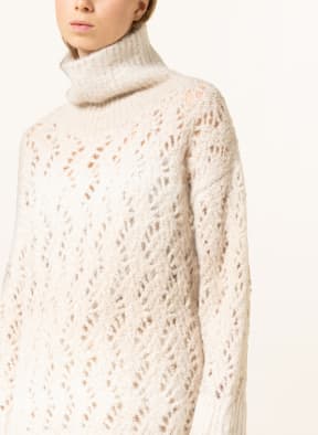 FABIANA FILIPPI Sweater with alpaca and glitter thread, Color: BEIGE (Image 1)