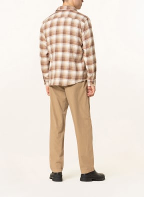 A.P.C. Overshirt with linen, Color: CAMEL/ ECRU/ CREAM (Image 1)