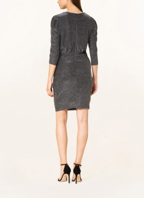 FREEQUENT Kleid FQNALUX mit 3/4-Arm und Glitzergarn, Farbe: SILBER/ SCHWARZ (Bild 1)