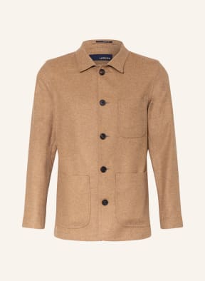 LARDINI Overshirt IRRENZO, Color: CAMEL (Image 1)