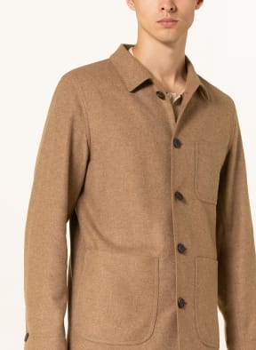 LARDINI Overshirt IRRENZO, Color: CAMEL (Image 1)