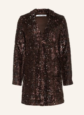 SAMSØE SAMSØE Dress FELICIA with sequins, Color: DARK BROWN (Image 1)