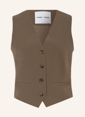 SAMSØE SAMSØE Vest RAMONA, Color: KHAKI (Image 1)
