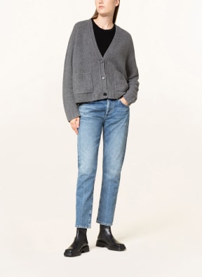 CosyLovePure Oversized-Strickjacke aus Cashmere, Farbe: DUNKELGRAU (Bild 1)