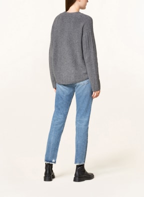 CosyLovePure Oversized-Strickjacke aus Cashmere, Farbe: DUNKELGRAU (Bild 1)
