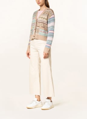 POLO RALPH LAUREN Cardigan, Color: BEIGE/ MINT/ SALMON (Image 1)