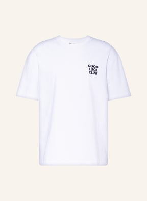 SAMSØE SAMSØE Oversized-Shirt GOOD LUCK, Farbe: WEISS (Bild 1)