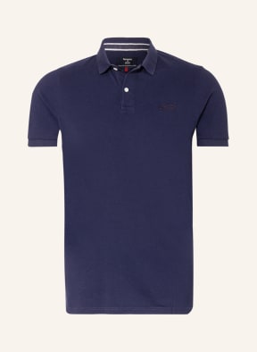 Superdry Piqué polo shirt , Color: DARK BLUE (Image 1)