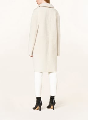 BENEDETTA NOVI Lambskin coat SERENA reversible, Color: CREAM (Image 1)