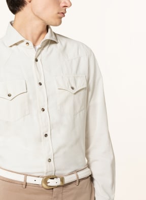 BRUNELLO CUCINELLI Cordhemd Easy Fit, Farbe: ECRU (Bild 1)