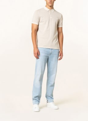 Marc O'Polo Piqué polo shirt shaped fit, Color: CREAM (Image 1)