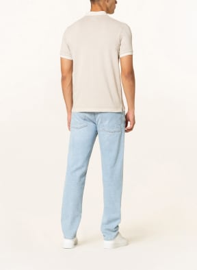 Marc O'Polo Piqué polo shirt shaped fit, Color: CREAM (Image 1)