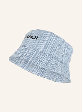 PREACH Bucket-Hat in Jeansoptik, Farbe: WEISS/ HELLBLAU (Bild 1)
