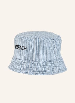 PREACH Bucket-Hat in Jeansoptik, Farbe: WEISS/ HELLBLAU (Bild 1)