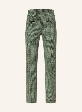 CAMBIO Trousers RANEE , Color: GREEN/ BLACK/ CREAM (Image 1)