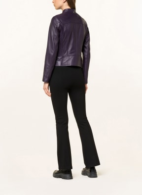 BOSS Lederjacke SAMOKA, Farbe: DUNKELLILA (Bild 1)