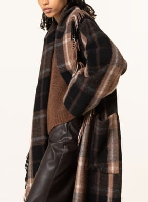DOROTHEE SCHUMACHER Oversized-Mantel , Farbe: SCHWARZ/ HELLBRAUN/ CREME (Bild 1)