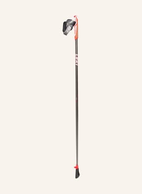 LEKI Nordic trekking poles FLASH CARBON, Color: DARK GRAY/ RED (Image 1)
