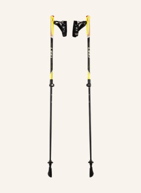 LEKI Nordic walking sticks SPIN SHARK SL, Color: BLACK/ NEON YELLOW/ WHITE (Image 1)