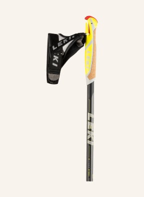 LEKI Nordic walking sticks SPIN SHARK SL, Color: BLACK/ NEON YELLOW/ WHITE (Image 1)