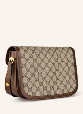 GUCCI Shoulder bag 1955 HORSEBIT GG SUPREME, Color: BEIGE EBONY / BROWN SUGAR (Image 1)