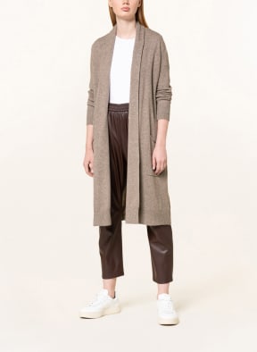 lilienfels Knit cardigan with cashmere, Color: TAUPE (Image 1)
