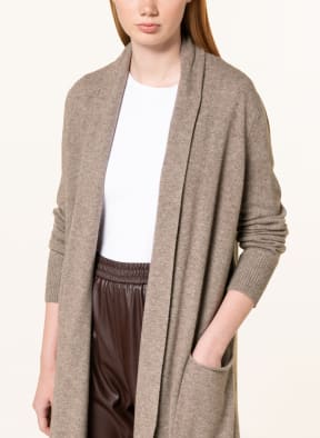 lilienfels Knit cardigan with cashmere, Color: TAUPE (Image 1)