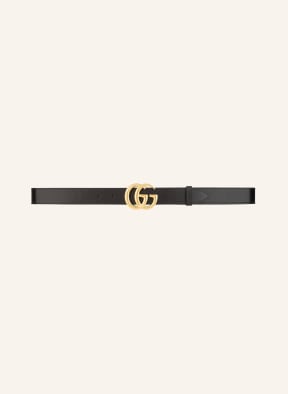 GUCCI Leather belt , Color: BLACK (Image 1)