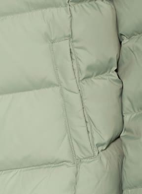 TOMMY HILFIGER Daunenjacke ESSENTIAL mit abnehmbarem Kunstpelzbesatz, Farbe: DUNKELGRÜN (Bild 1)