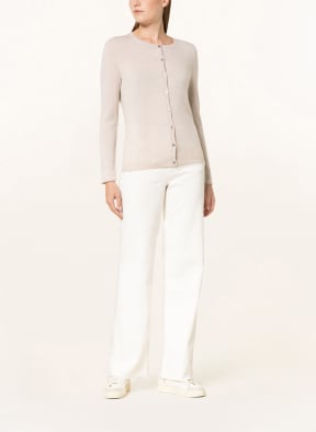 darling harbour Cashmere cardigan, Color: BEIGE (Image 1)