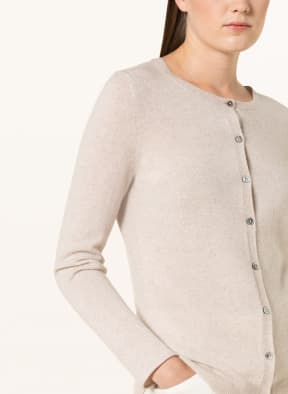 darling harbour Cashmere cardigan, Color: BEIGE (Image 1)