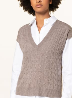 darling harbour Pullunder mit Cashmere, Farbe: TAUPE (Bild 1)