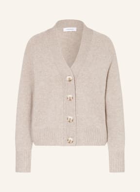 darling harbour Cardigan with cashmere , Color: BEIGE (Image 1)