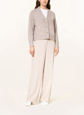 darling harbour Cardigan with cashmere , Color: BEIGE (Image 1)