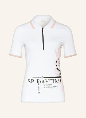 SPORTALM Funktions-Poloshirt, Farbe: WEISS/ SCHWARZ/ ROSÉ (Bild 1)
