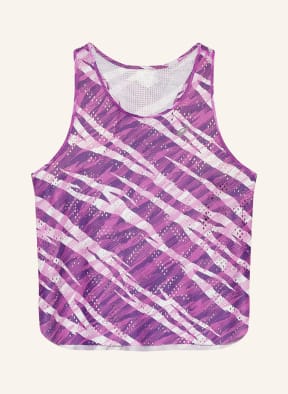 ASICS Running T-shirt VENTILATE ACTIBREEZE, Color: WHITE/ PURPLE/ DARK PURPLE (Image 1)